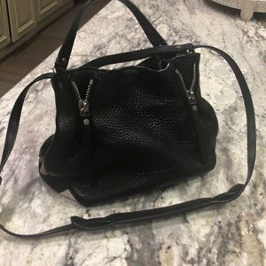 Burberry 'Maidstone' Small Check Leather Tote